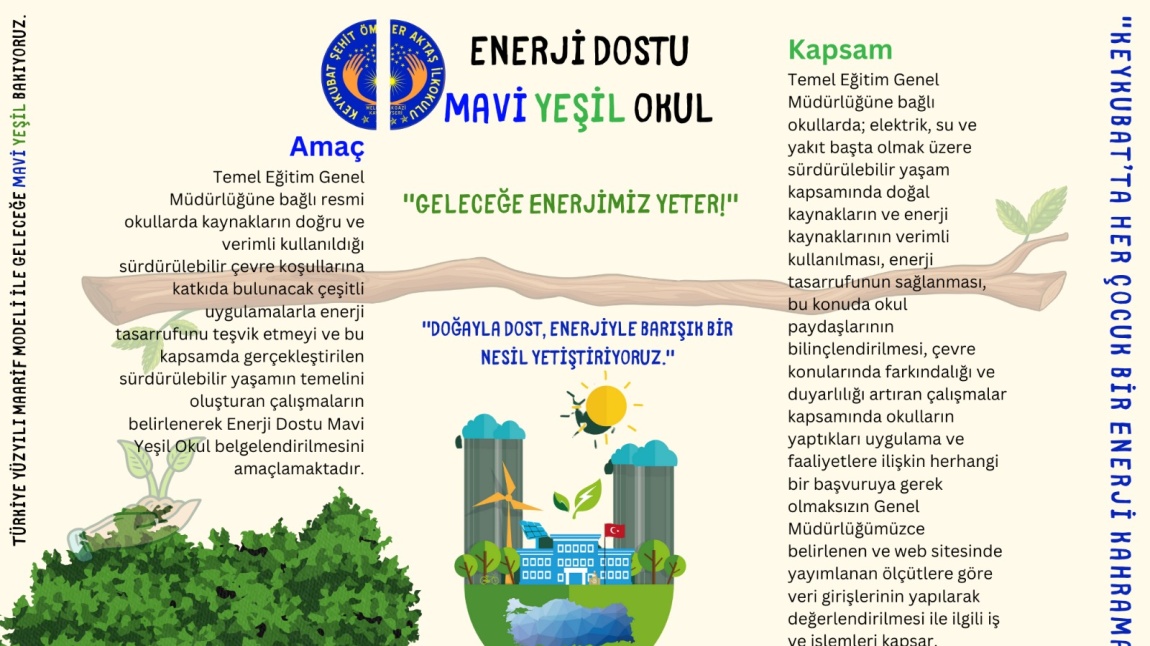 ENERJİ DOSTU MAVİ YEŞİL OKUL 